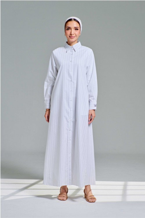 Amanda Long Top In White