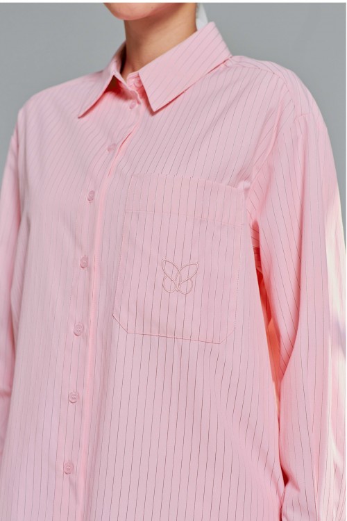 Leona Top In Baby Pink