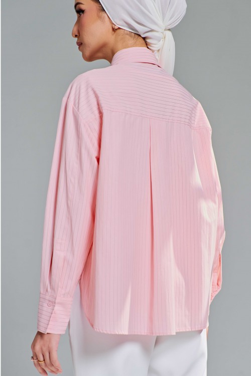 Leona Top In Baby Pink