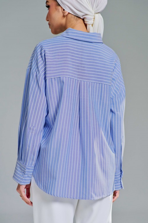 Louisa Top In Cobalt Blue