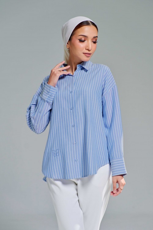 Louisa Top In Cobalt Blue