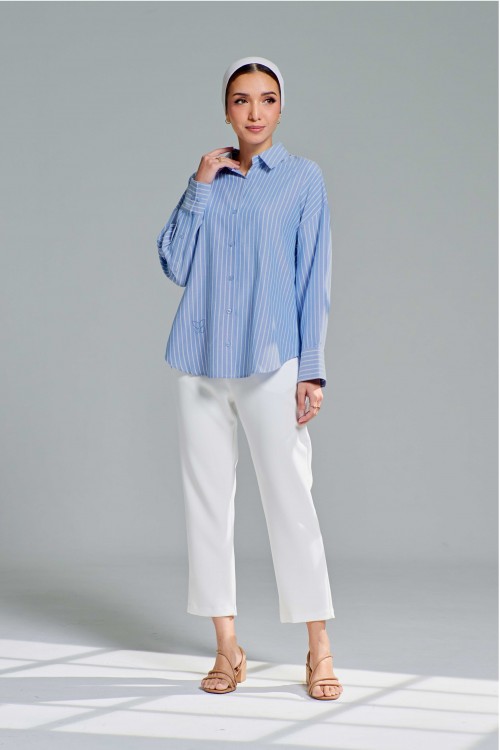 Louisa Top In Cobalt Blue