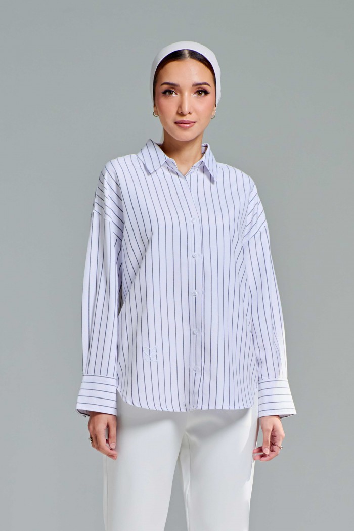 Louisa Top In White