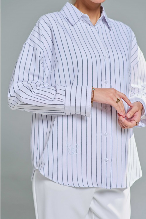 Louisa Top In White