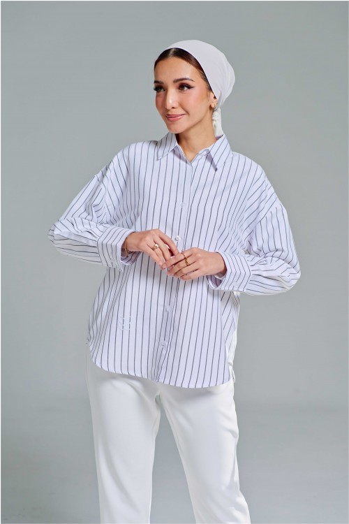 Louisa Top In White