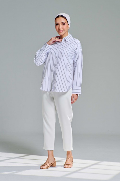 Louisa Top In White