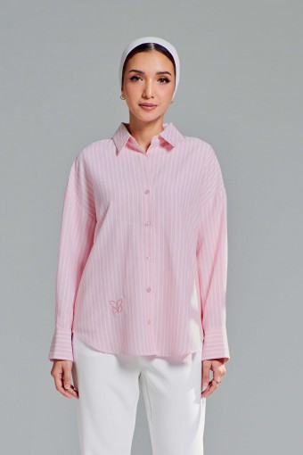Louisa Top In Baby Pink