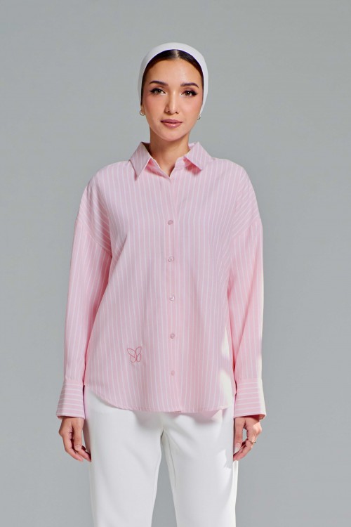 Louisa Top In Baby Pink