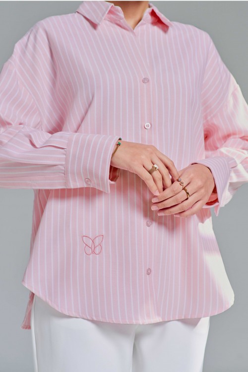 Louisa Top In Baby Pink