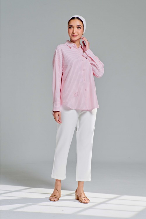 Louisa Top In Baby Pink