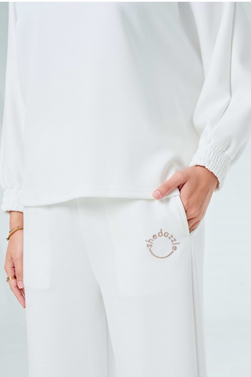 Ae-Ra Set (Jogger Pants) In Snow