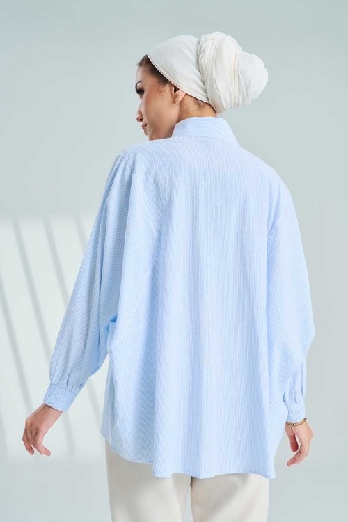 Charlee Top In Baby Blue