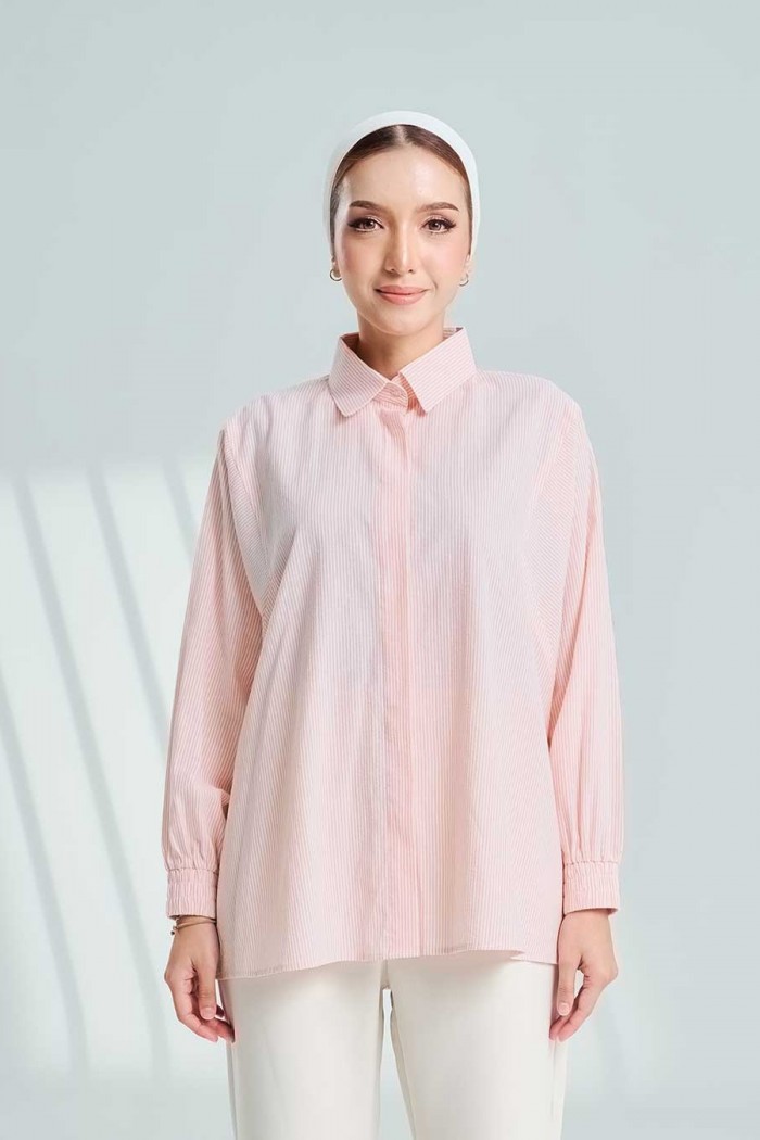 Charlee Top In Salmon Pink