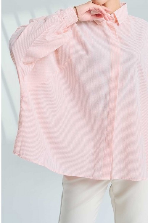 Charlee Top In Salmon Pink