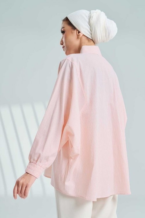 Charlee Top In Salmon Pink