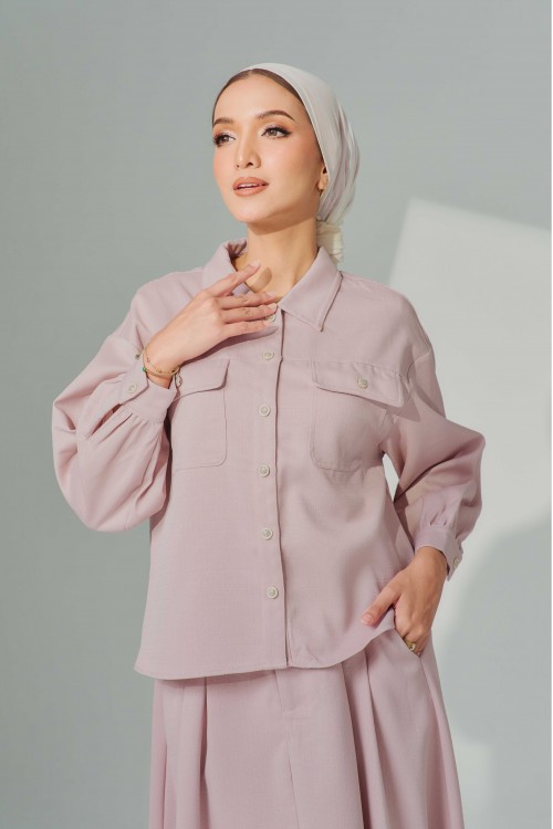 Anne-Marie In Blush Pink