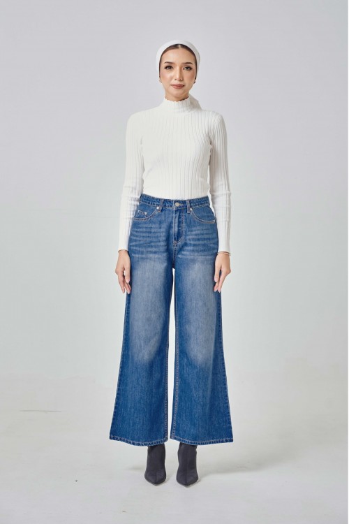 Gigi Denim Pants In Light Blue