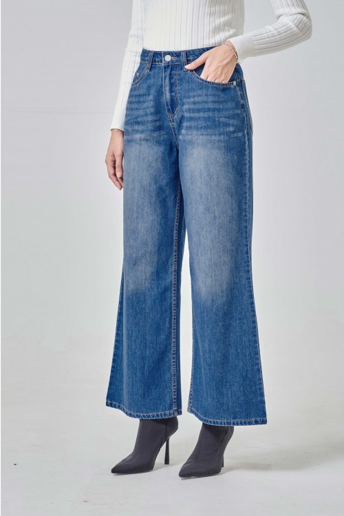 Gigi Denim Pants In Light Blue