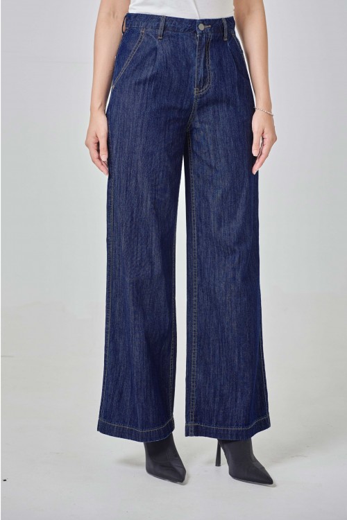 Hailey Denim Set In Dark Blue