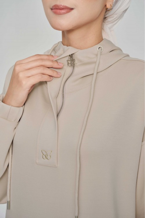 Youna Pullover With Skirt Cookie Dough