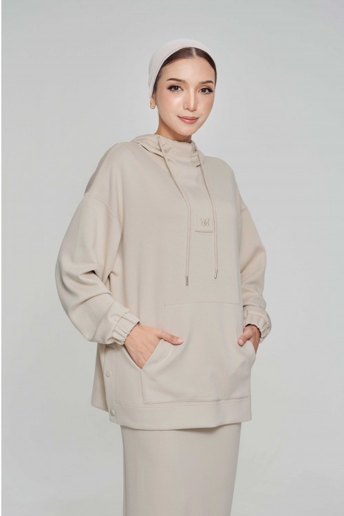 Youna Pullover With Skirt Cookie Dough