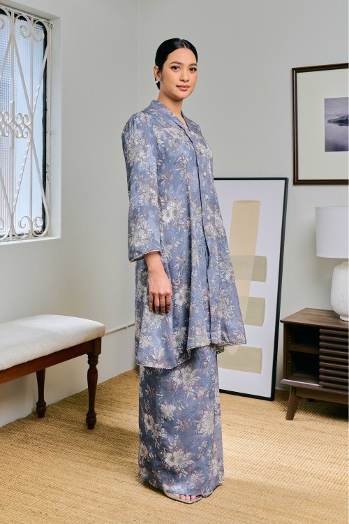 Salima In Sabak (Greyish Blue)