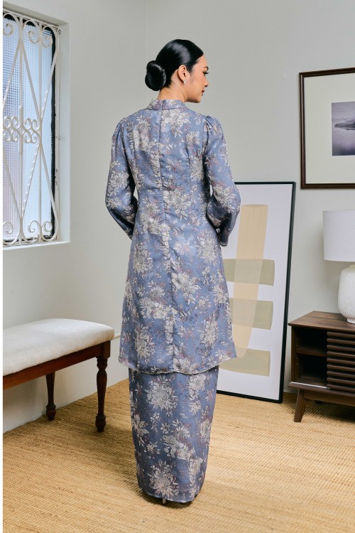 Salima In Sabak (Greyish Blue)