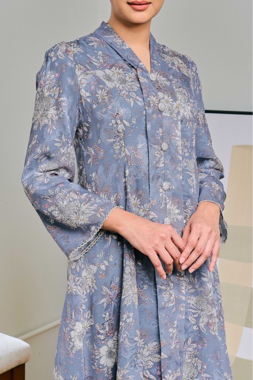 Salima In Sabak (Greyish Blue)