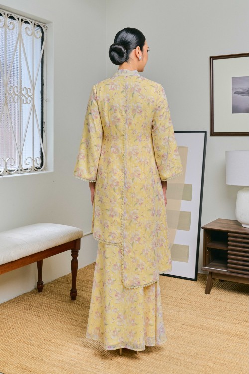 Seroja In Layung (Lime Yellow)