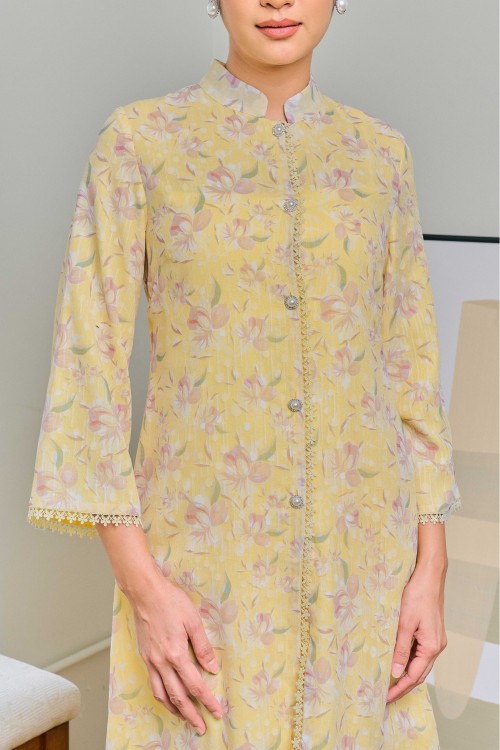 Seroja In Layung (Lime Yellow)