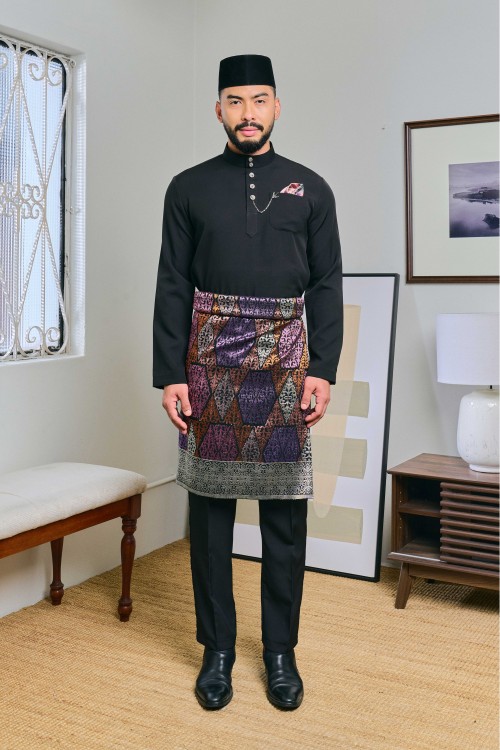Baju Melayu Senna In Black (1)