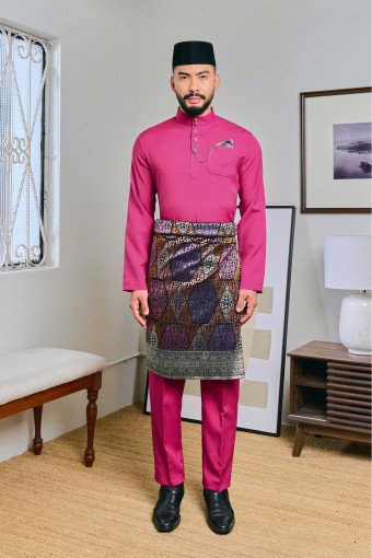 Baju Melayu Senna In Hotpink (52)