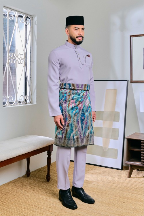 Baju Melayu Senna In Dusty Purple (57)