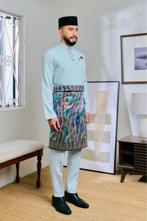 Baju Melayu Senna In Baby Blue (29)
