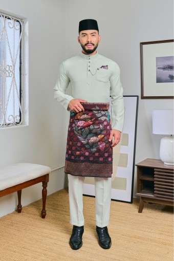 Baju Melayu Senna In Light Mint (12)