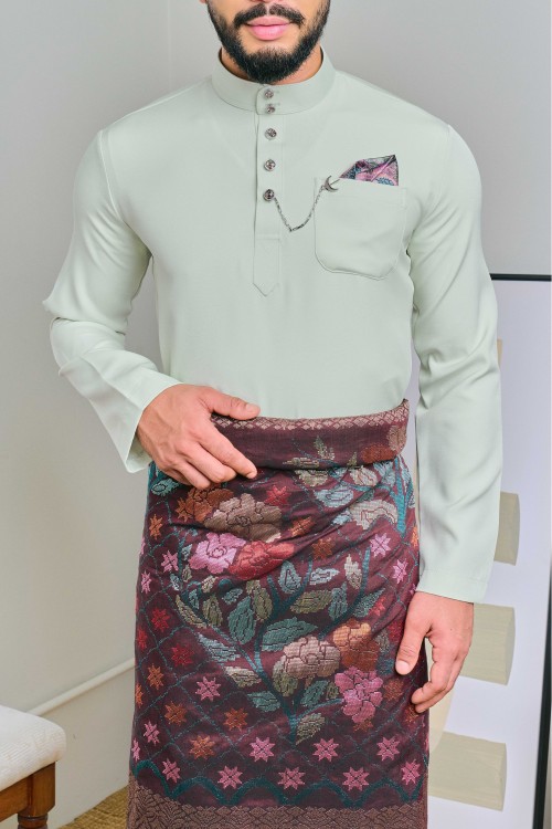 Baju Melayu Senna In Light Mint (12)