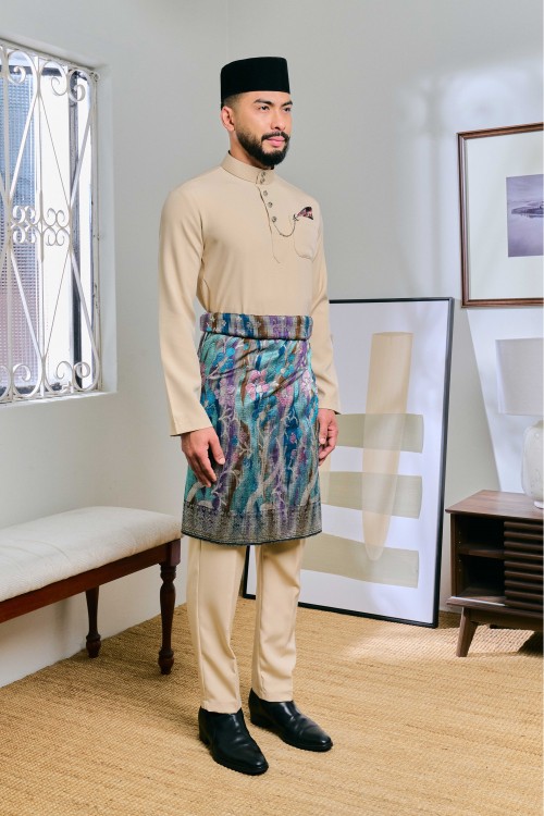 Baju Melayu Senna In Light Tan (10)