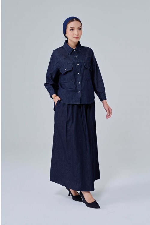 Emery Set In Dark Blue