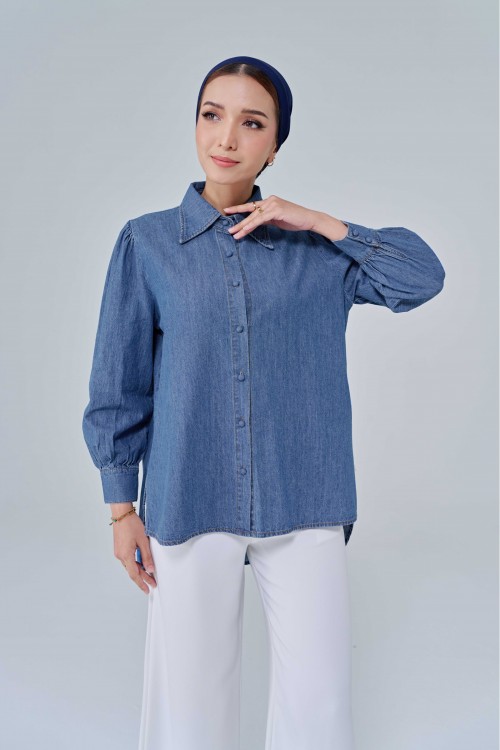 Avril Top In Light Blue