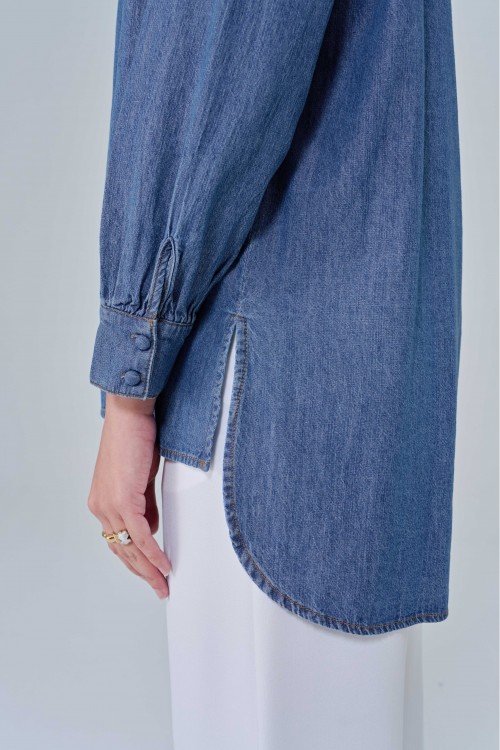 Avril Top In Light Blue