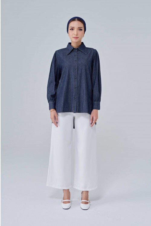 Avril Top In Dark Blue