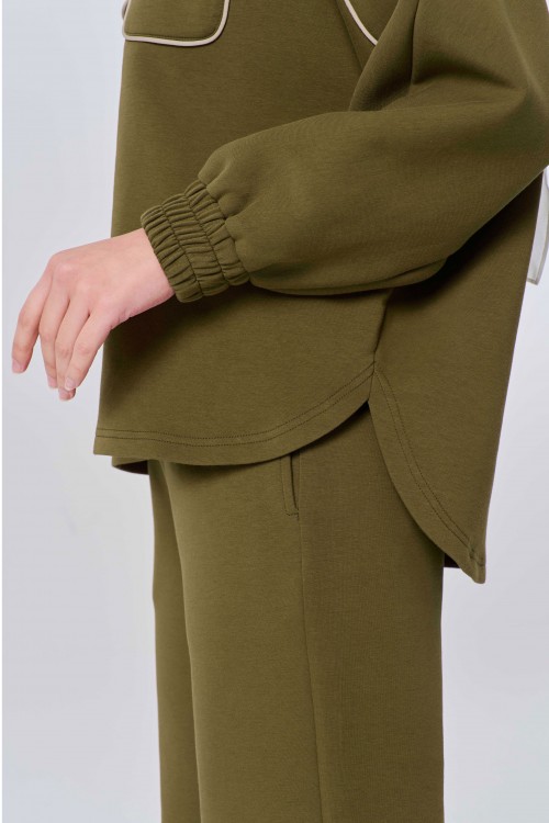 Aiora Set In Olive Green