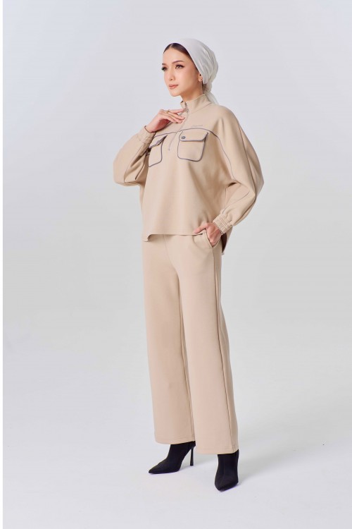 Aiora Set In Sand Brown
