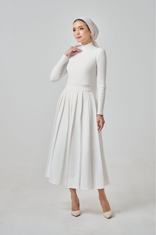 Thalia Skirt In White