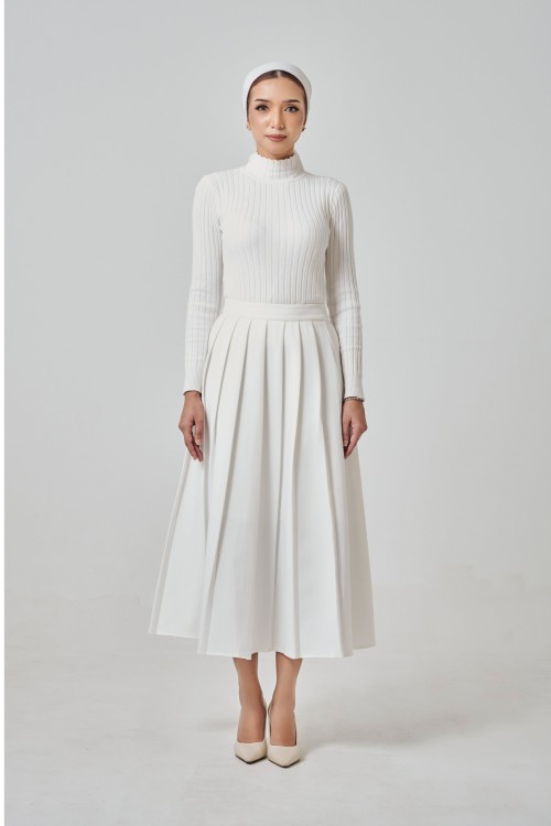 Thalia Skirt In White
