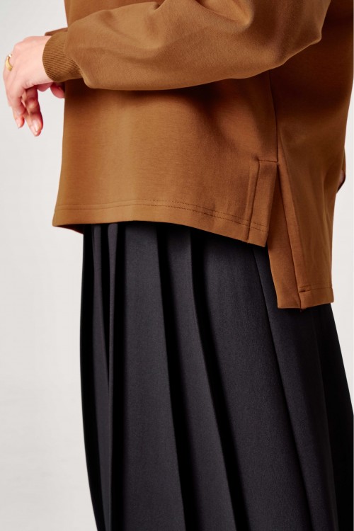 Elora Jumper In Cinnamon Brown