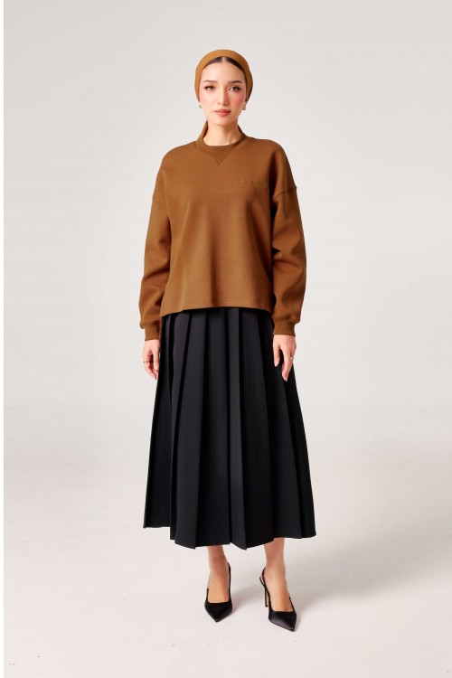 Elora Jumper In Cinnamon Brown