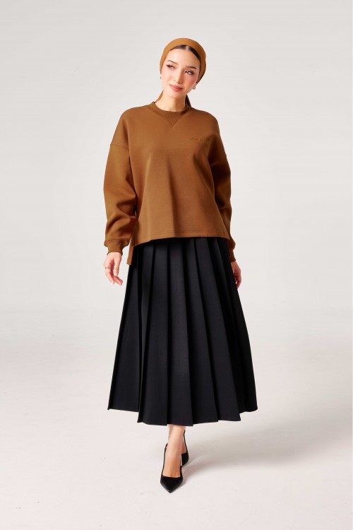 Elora Jumper In Cinnamon Brown