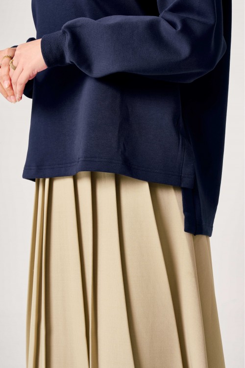 Elora Jumper In Navy Blue