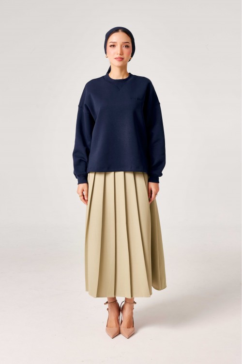 Elora Jumper In Navy Blue